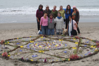 Beach mandala group